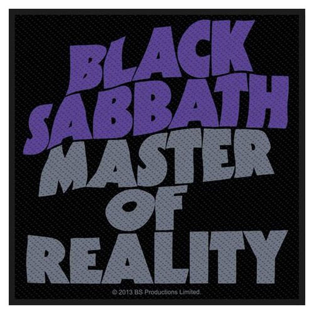 Black Sabbath - Master Of Reality Patch - Schwarz